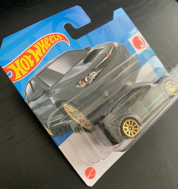 Hot Wheels Subaru WRX Sti-grey With Gold Wheels-short Card-hw J