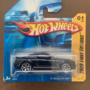 Hot Wheels 2007 Ford Shelby Gt 500 black With Silver Stripes 2008 First Editions hard to Find Collector Miniature Model 1 64 Etsy India