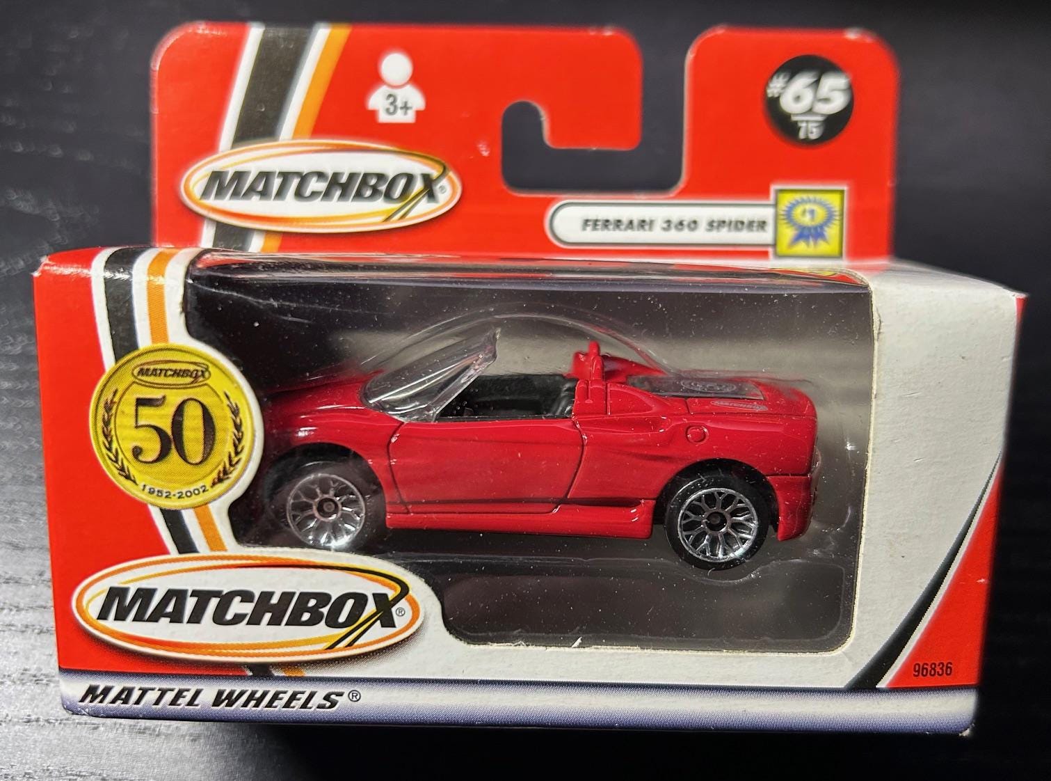 Matchbox Ferrari 360 Spider-red With Black Interior-2002 Boxed