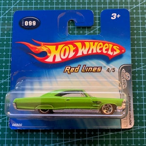 Hot Wheels 1965 Pontiac Bonneville-green With Red Line Wheels-2005