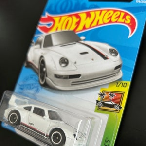 Hot Wheels Exotics – Porsche 993 GT2 Blanche, échelle 1:64, Modèle 2021 Neuf