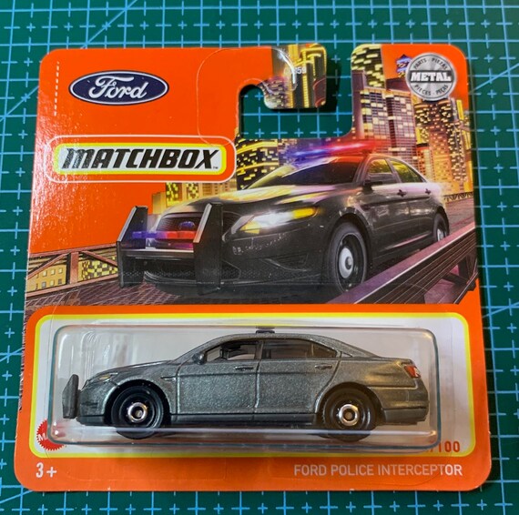 Matchbox Ford PolizeiAbfanger-USA PolizeiAuto-Silber-Kurzkarte | Etsy