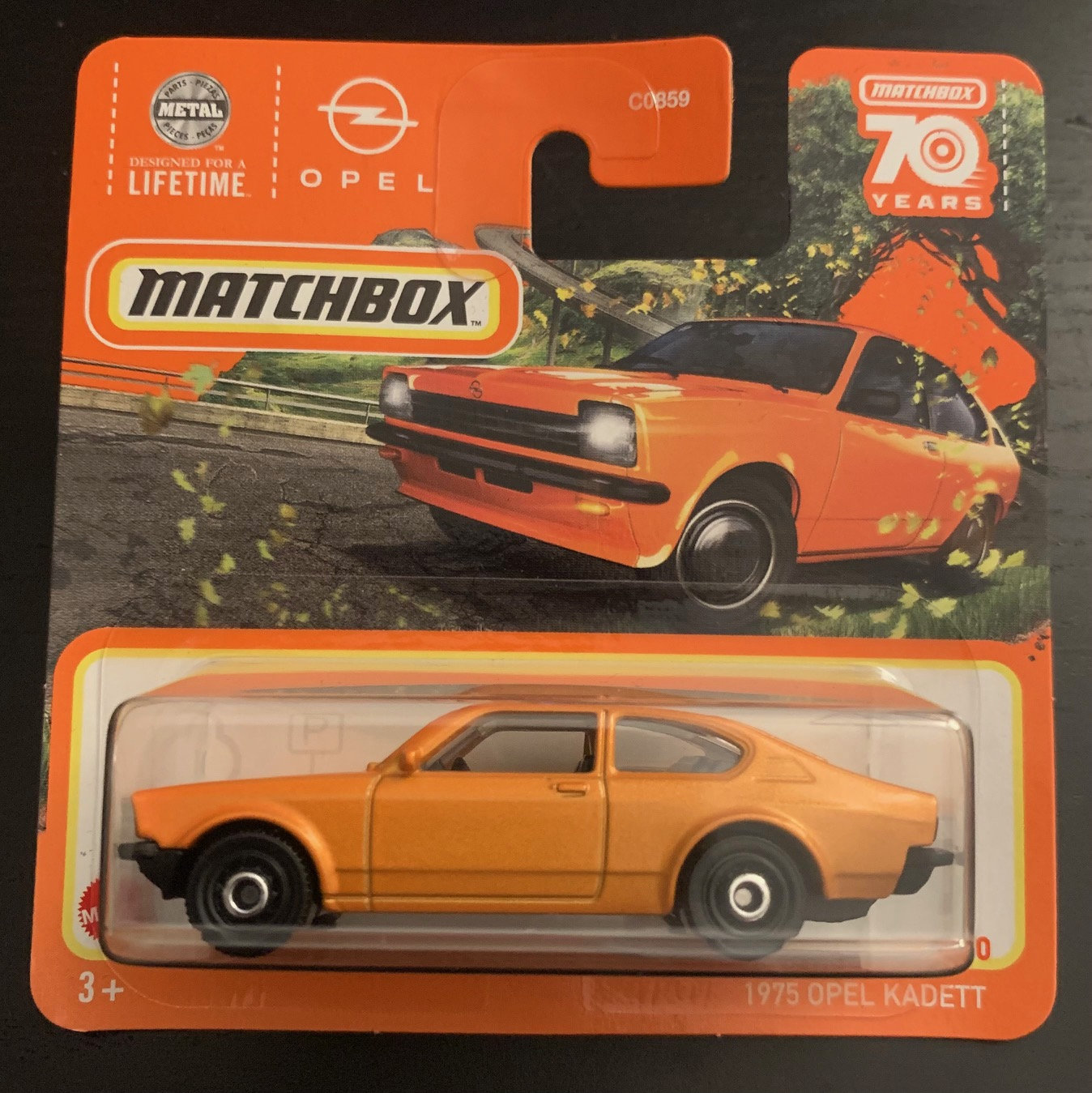Matchbox 1975 Opel Kadett C GT/E- Orange With Black Interior