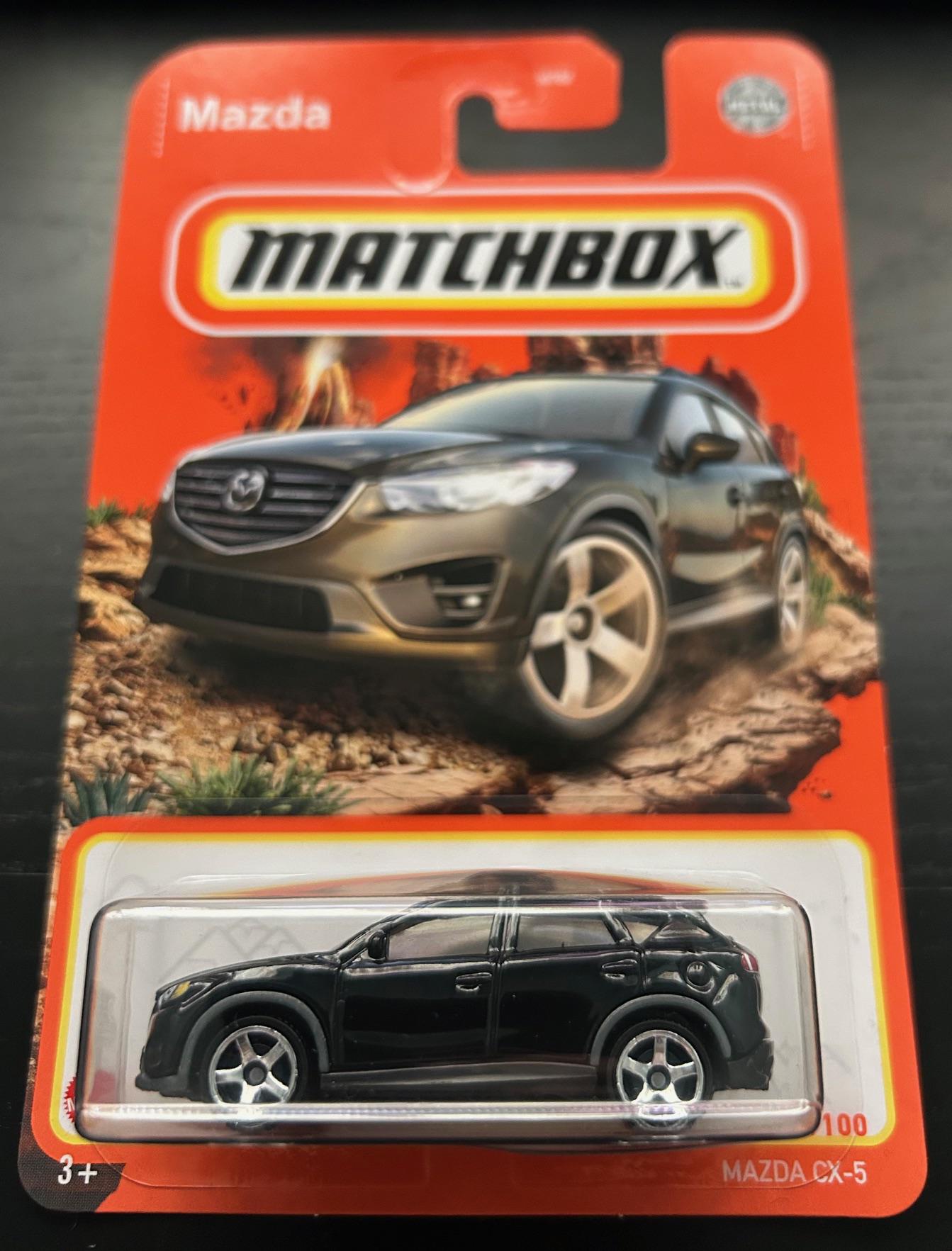 Matchbox Mazda 2016 Cx-5-black With Black Interior-mbx Metal- Long