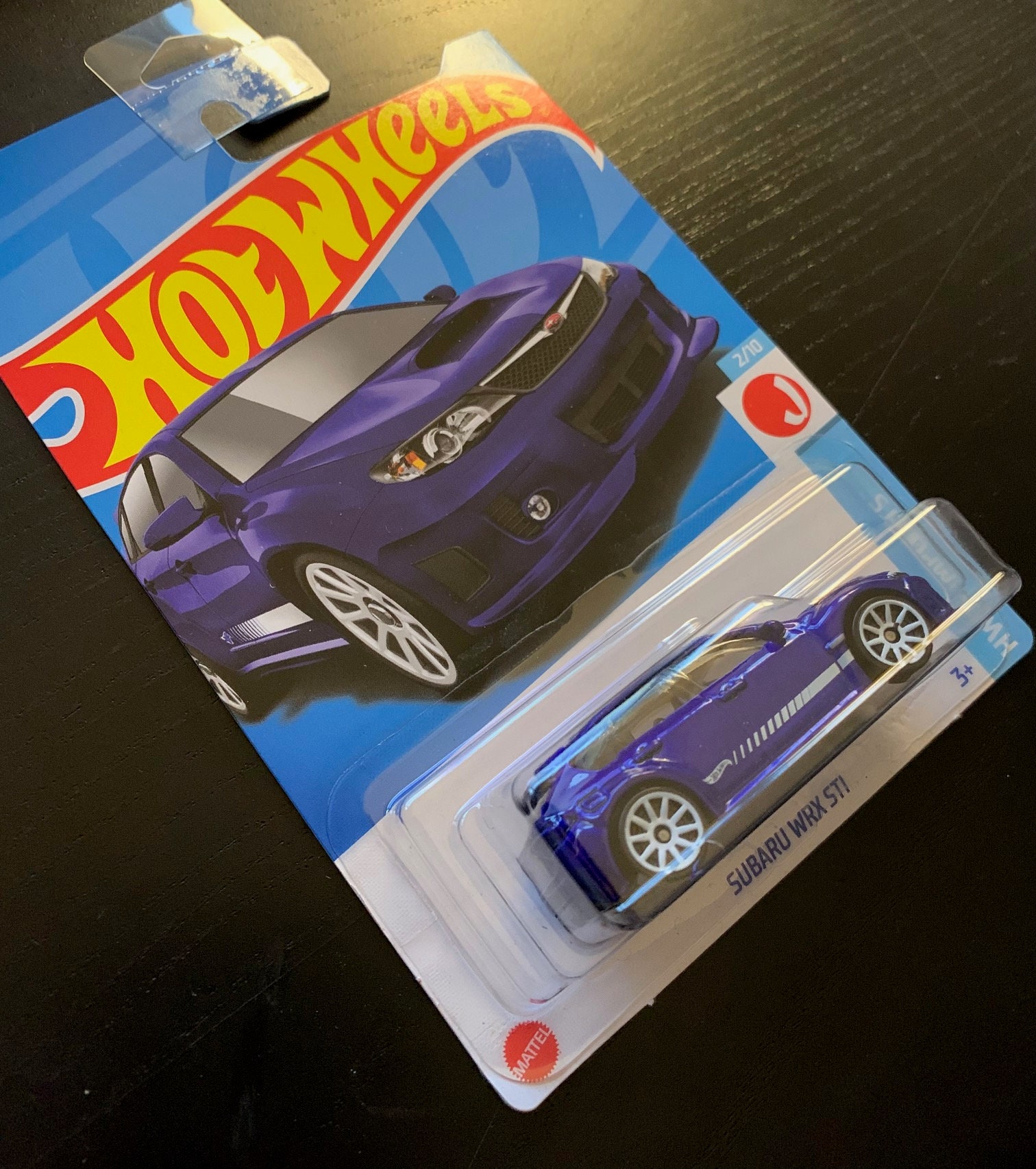 Hot Wheels Subaru WRX STI- Blue Long Card-hw J-imports-hard
