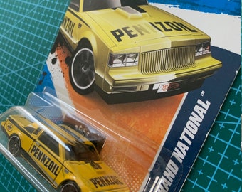 Hot Wheels Buick Grand National-yellow With Black Stripes -2011 HW