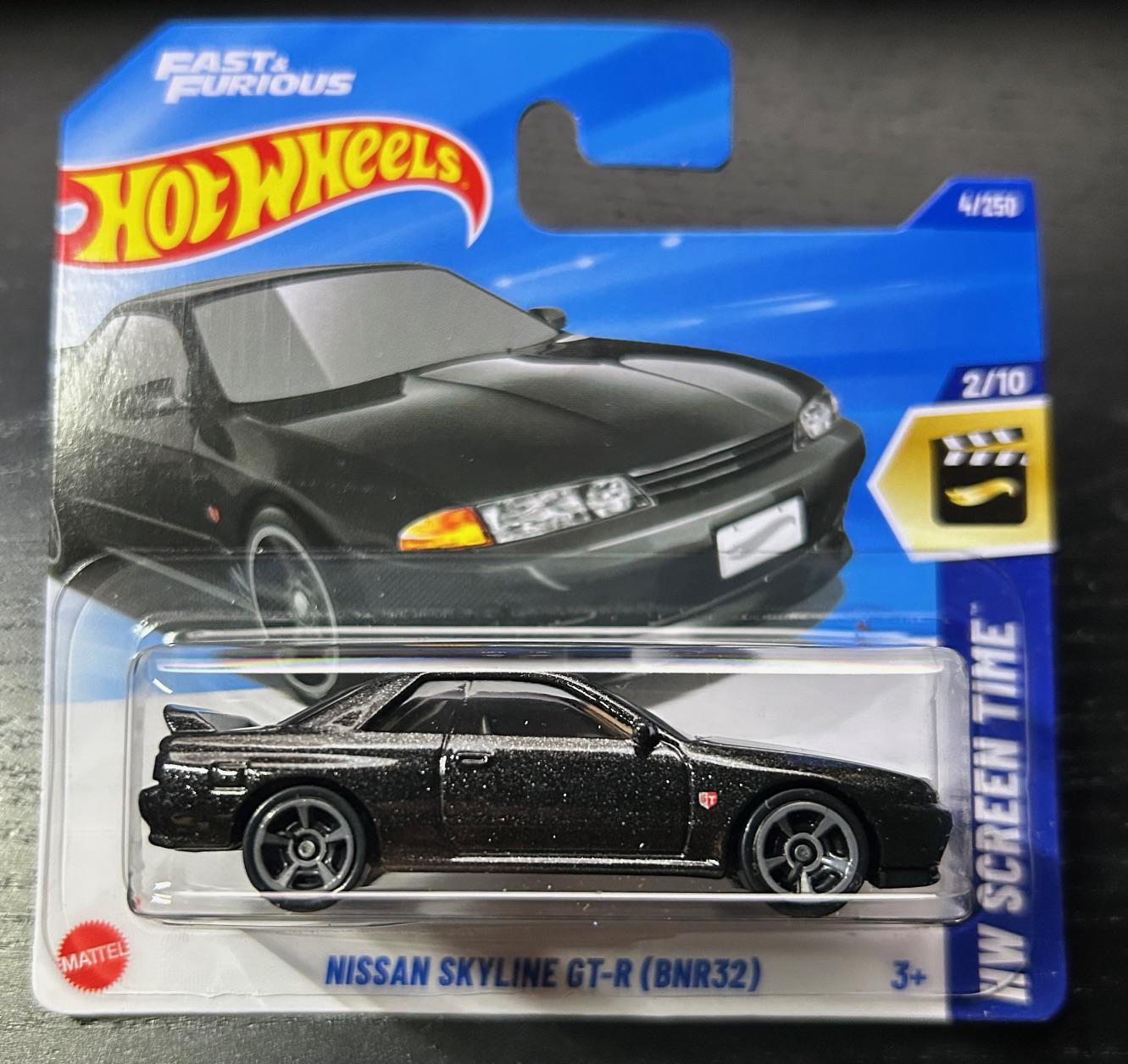 Hot Wheels Nissan Skyline GT-R (bnr32)-black With Black Interior