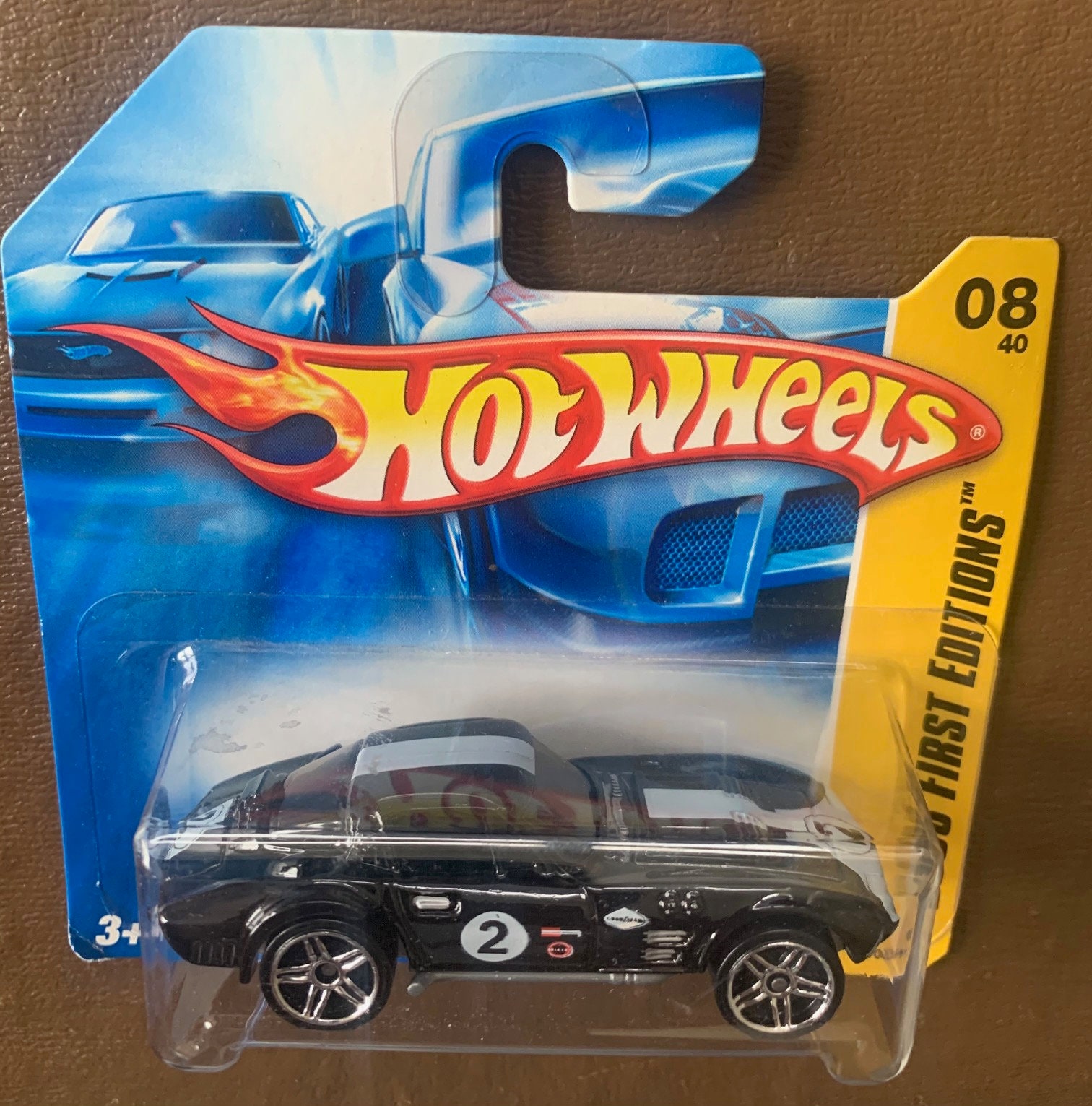 Hot Wheels Corvette Grand Sport- Black With White Stripe