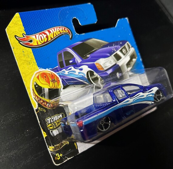 Hot Wheels Nissan Titan-blue With Chrome Interior- Short Card-hard