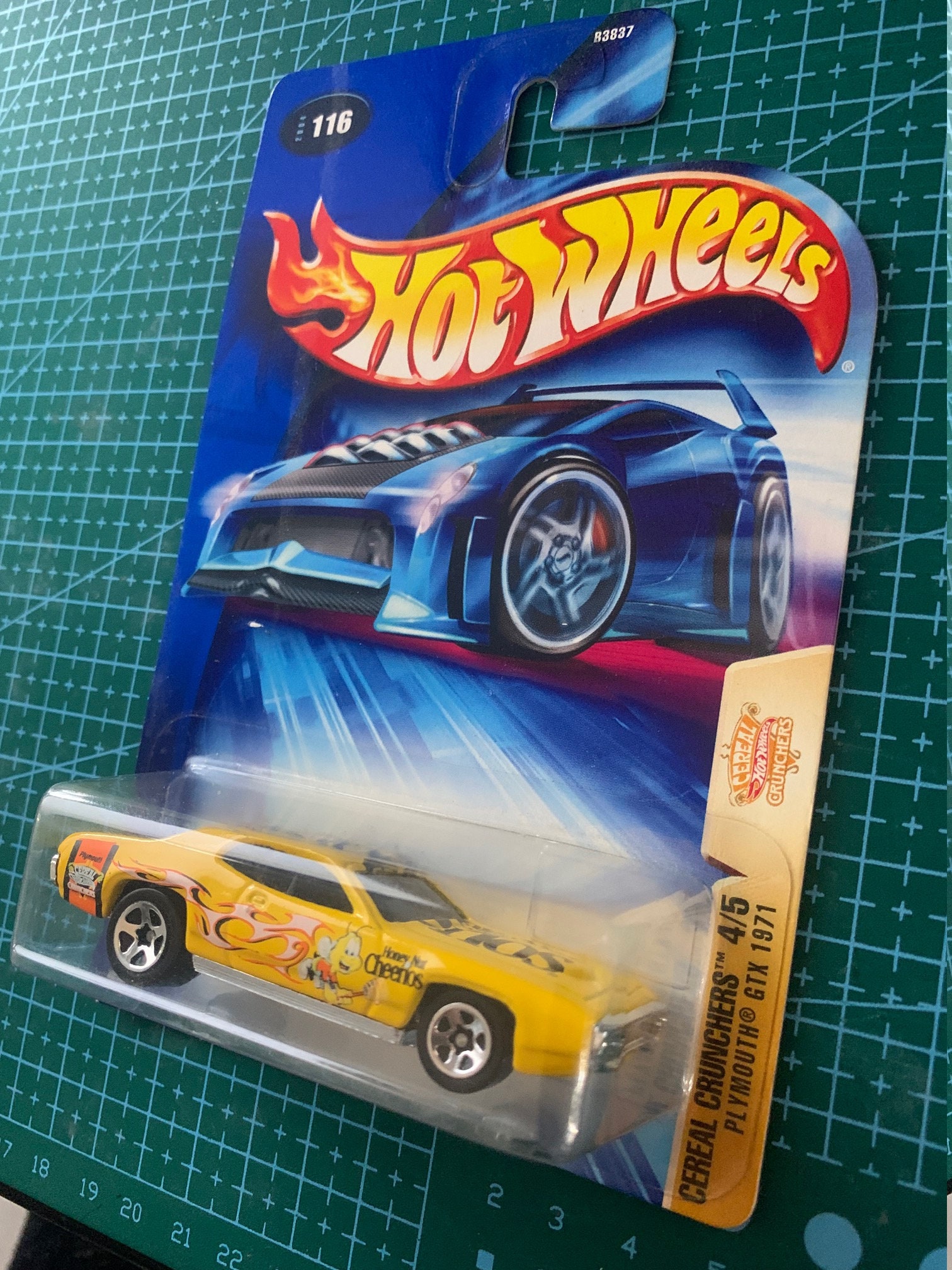 ホットウィール 1971 プリムス GTX - イエロー チェリオス