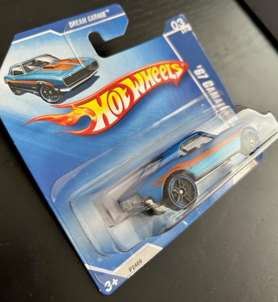 Hot Wheels 1967 Chevrolet Camaro-matte Blue With Orange