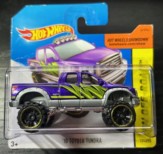 ホット ウィール 2010 トヨタ タンドラ - パープル、グレー トリム