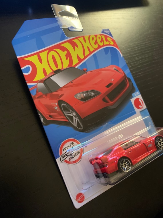 Hot Wheels Honda S2000-red With Black Interior Long Card-hard to