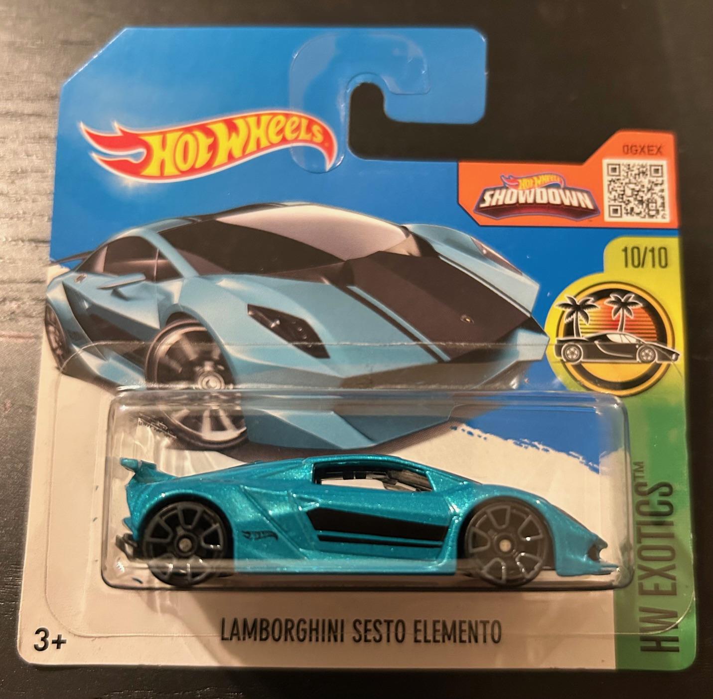 Hot Wheels Lamborghini Sesto Elemento-teal/green With Black Stripes-2016  Short Card -hard to Find Collector Miniature Model 1/64 - Etsy, image size:1431x1403