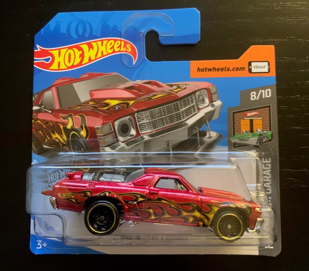 Hot Wheels Custom '71 Chevrolet El Camino Red With Flames