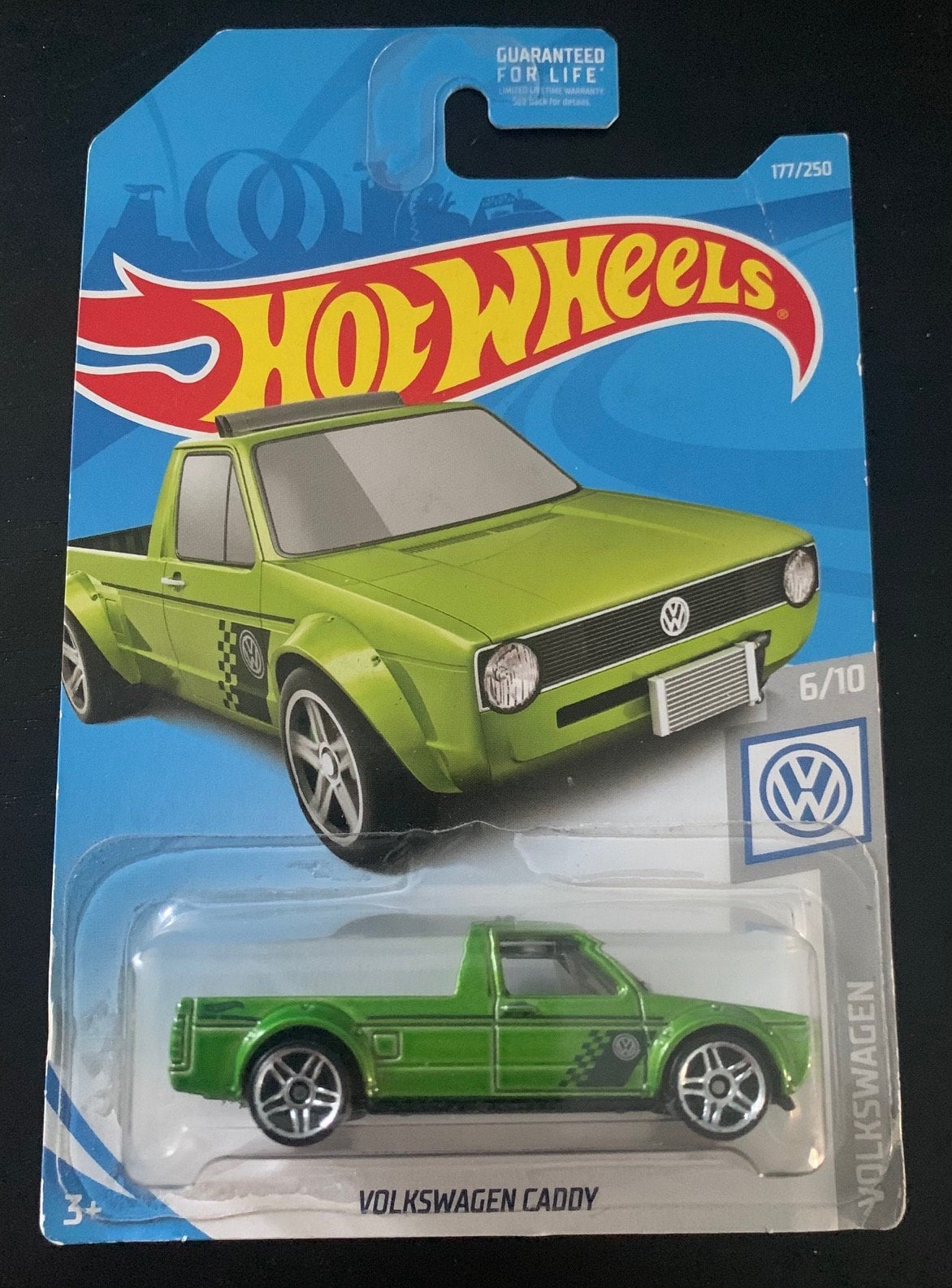  Hot Wheels Volkswagen Series 6/10 Volkswagen Caddy 177/250,  Green : Toys & Games