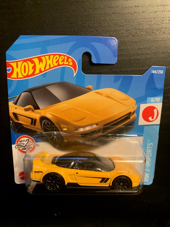 Hot Wheels 1990 Acura Nsx-yellow With Black Roof-hw Japan Imports