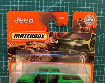 Matchbox 2020 Jeep Gladiator-green With Black Interior-short Card