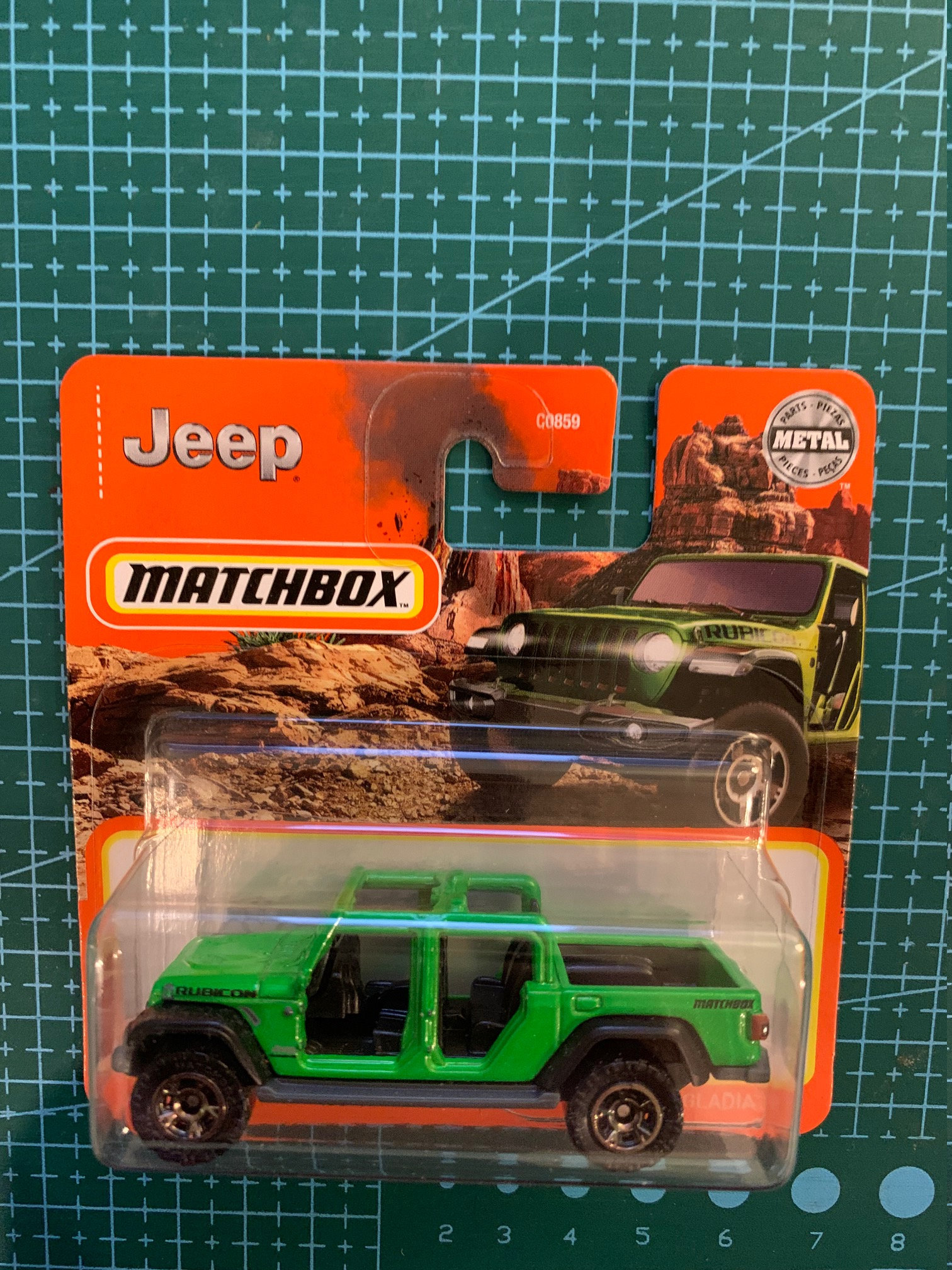 Matchbox Jeep Gladiator Rubicon Green - 2020 JEEP 4x4