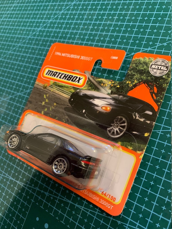 マーダック　3個 Matchbox 1994 Mitsubishi 3000gt-black With Grey Interior