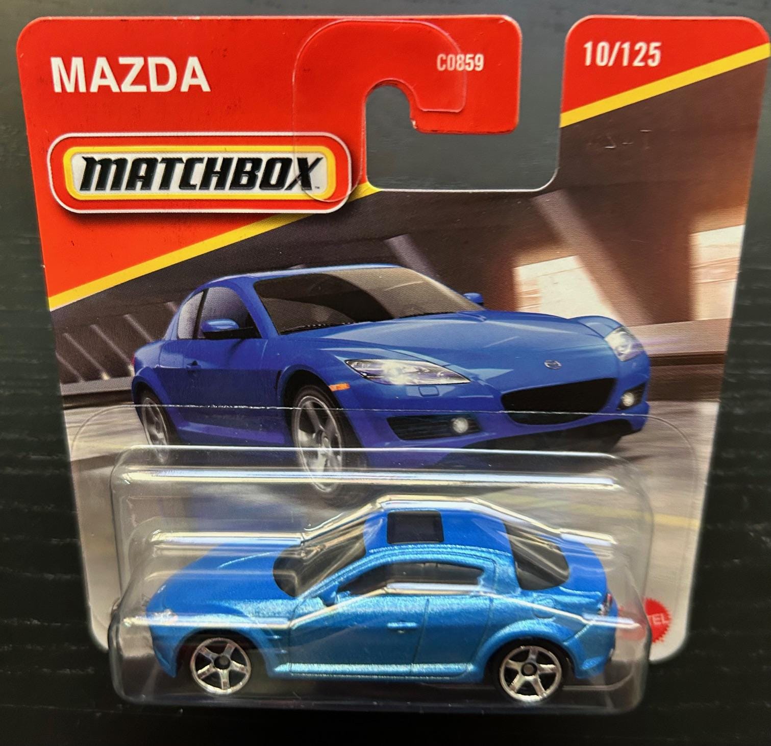 Matchbox 2004 Mazda Rx-8 -blue With Black Interior-short Card