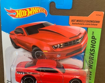 ホットウィール 2013 シボレー COPO カマロ - レッド - 2014 HW ワーク