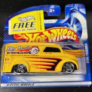 Hot Wheels Lieferung Van-Steel Passion-Yellow mit rotem Interieur-2001 Kurze Karte -schwer zu finden Sammler Miniatur Modell 1/64