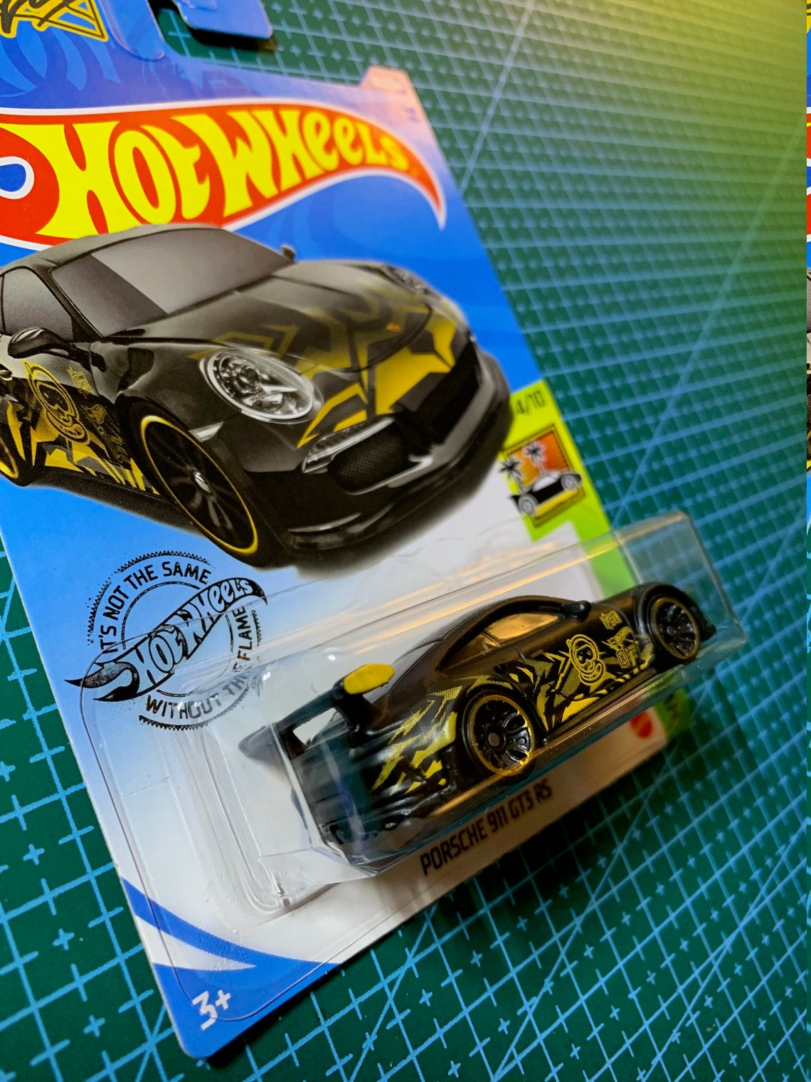 Hot Wheels Porsche 911 GT3 RS-Matte Black With Gold Wheels | Etsy