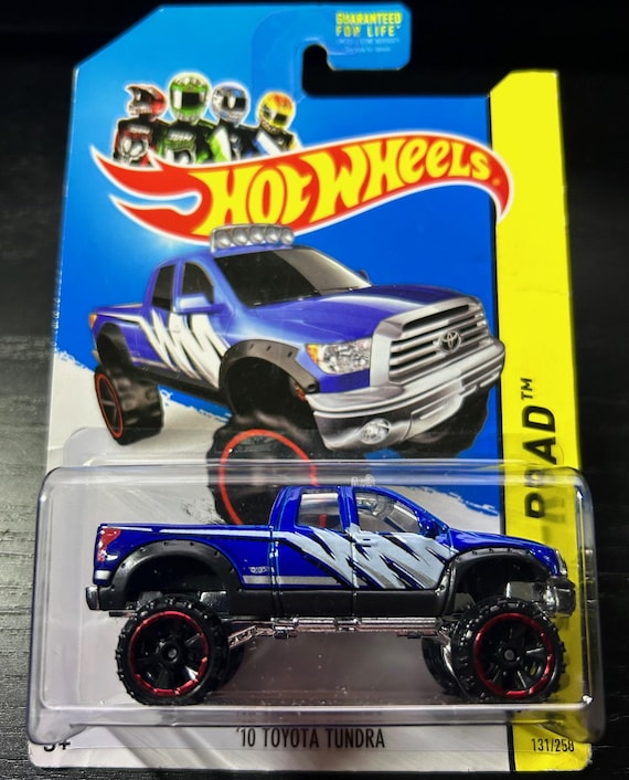 Hot Wheels 2010 Toyota Tundra-blue With Black Trim -long Card