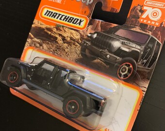 Matchbox 2020 Jeep Gladiator-black With Black Interior-short Card
