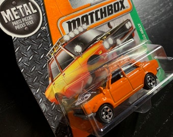 Matchbox 1970 Datsun 510 Rally-orange With Black Interior-short