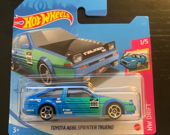 Hot Wheels Toyota AE86 Sprinter Trueno HW Drift-trudny do