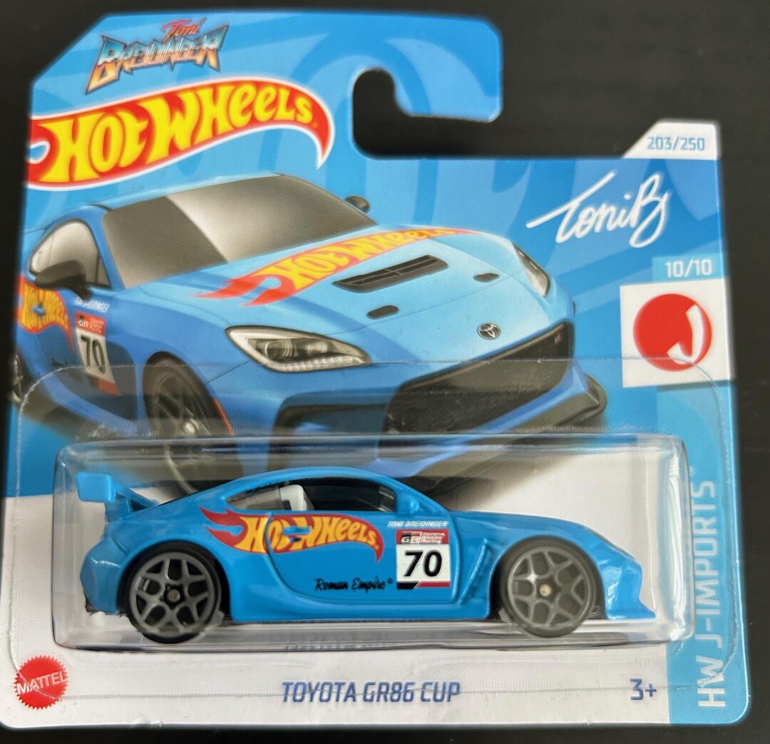Hot Wheels Toyota GR86 Cup-blue With Grey Wheels-short Card-hard