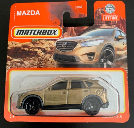 Matchbox Mazda Cx-5-gold With Black Wheels-short Card-hard to Find