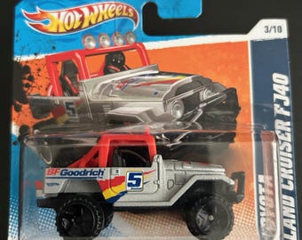 Hot Wheels Toyota Land Cruiser FJ40 Matte Silver With Black Wheels short Card hard to Find Collector Miniature Model 1 64 Etsy