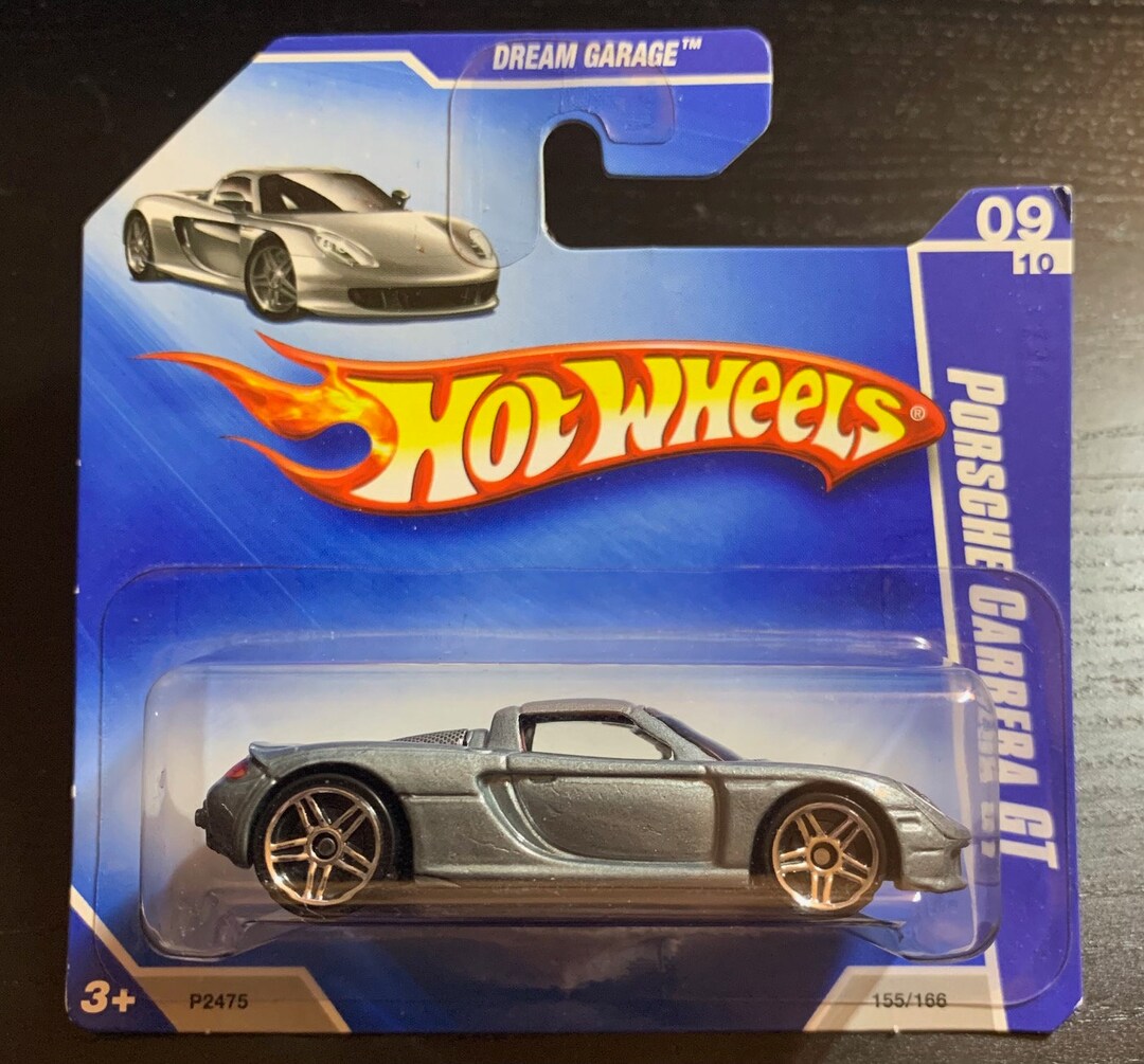 Hot Wheels Porsche Carrera Gt-silver With Red Interior-2009 Short 