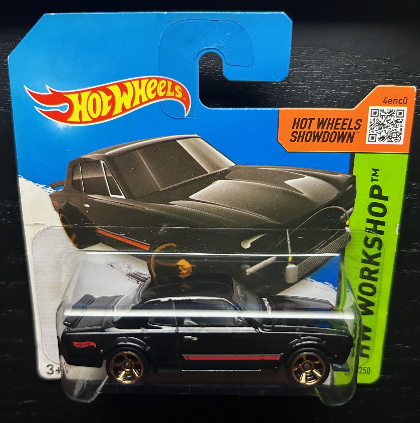 Hot Wheels Nissan Skyline H/T 2000GT-X - Black With Gold Wheels