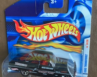 Hot Wheels Ford Thunderbolt-black With Red Interior- 2001 European