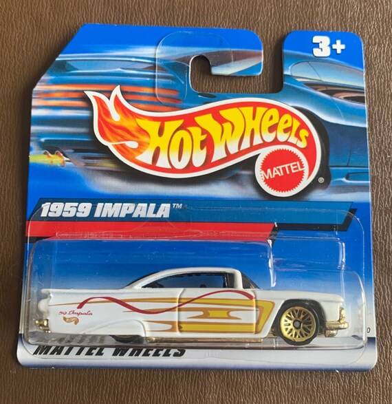 Hot Wheels 1959 Chevrolet Impala-white With Black Interior