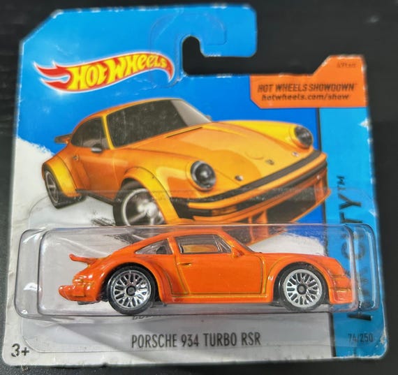 Hot Wheels Porsche 934 Turbo Rsr-orange With Black Interior- Short