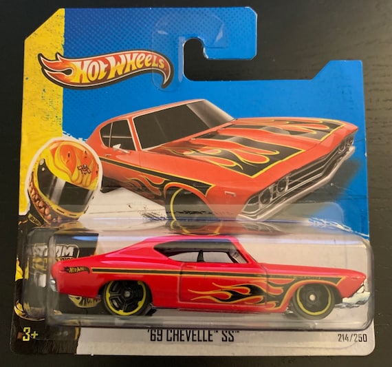 Hot Wheels 1969 Chevrolet Chevelle SS 396-red With Black