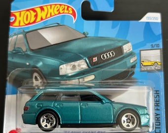 ホット ウィール 1994 アウディ アバント RS2 - ティール、ブラック