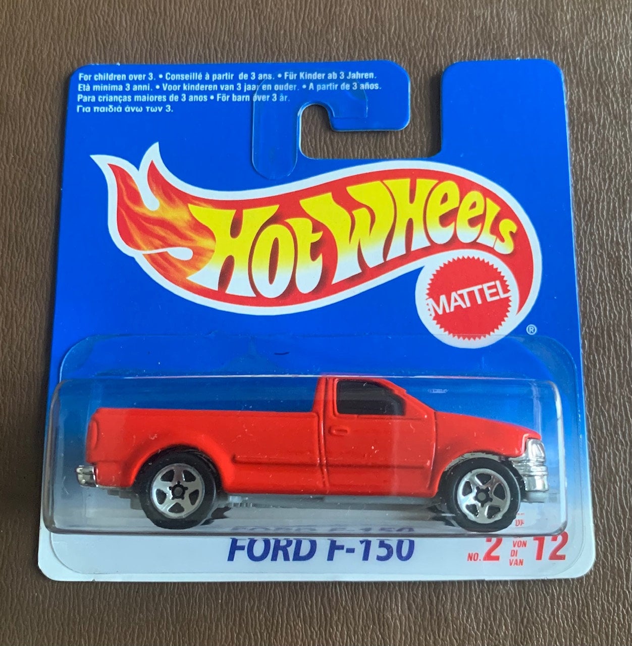 Hot Wheels Ford F-150-red With Chrome Truck Bed-1998 European