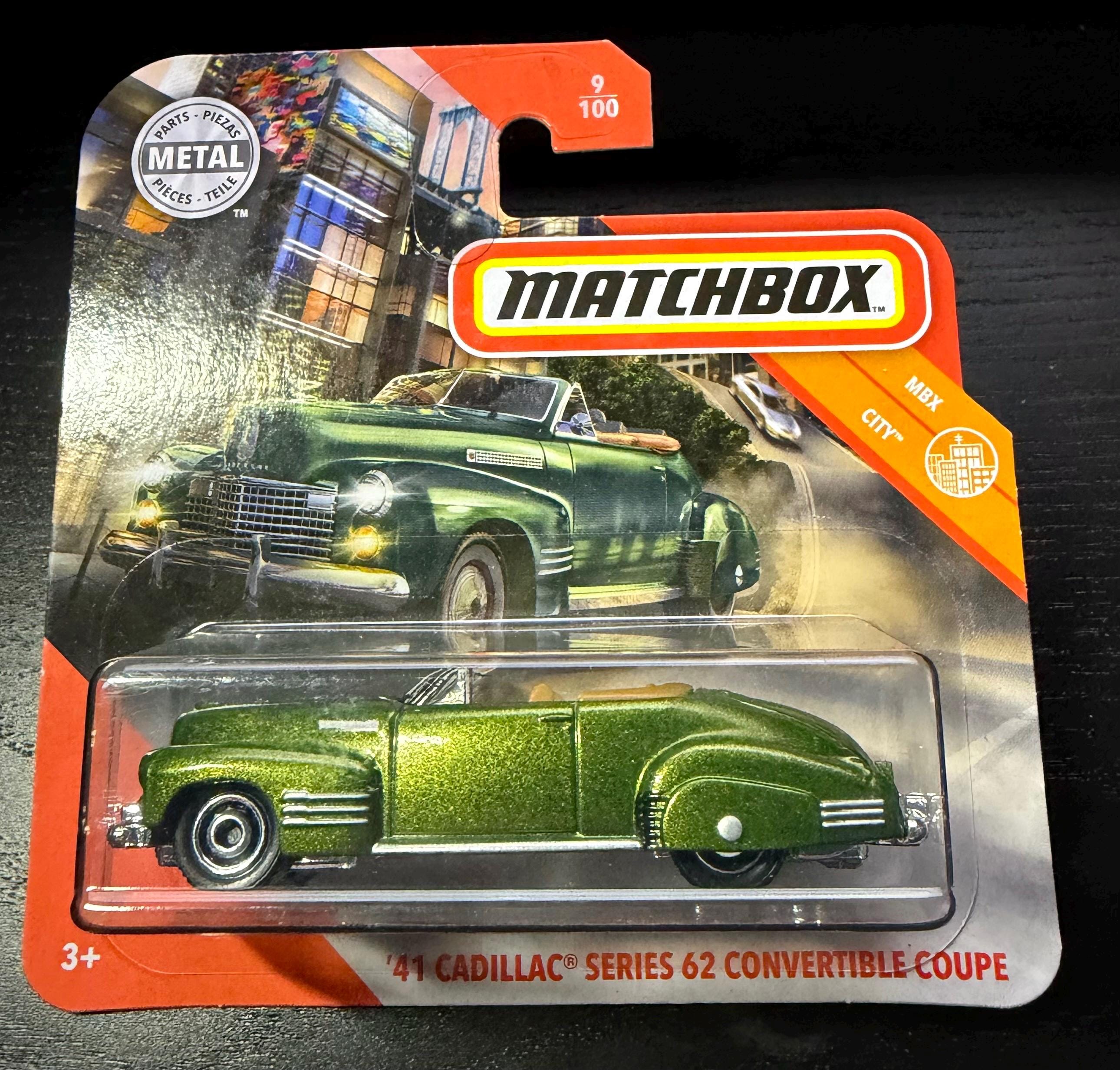 Matchbox 1941 Cadillac Series 62 Convertible Coupe-green With Tan