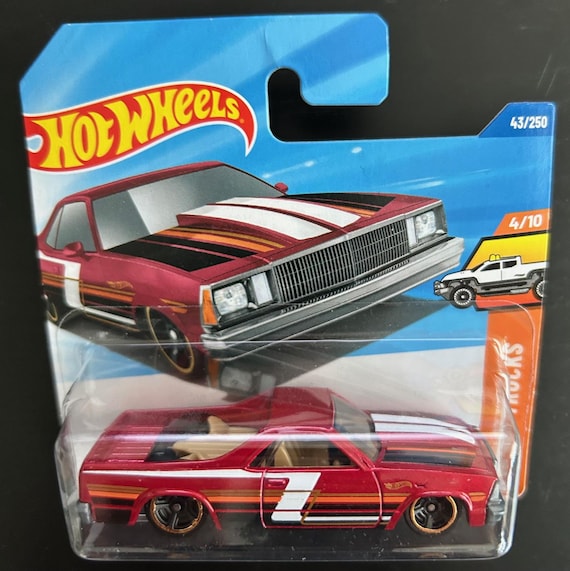 Hot Wheels 1980 Chevrolet El Camino-red With Tan Interior-short