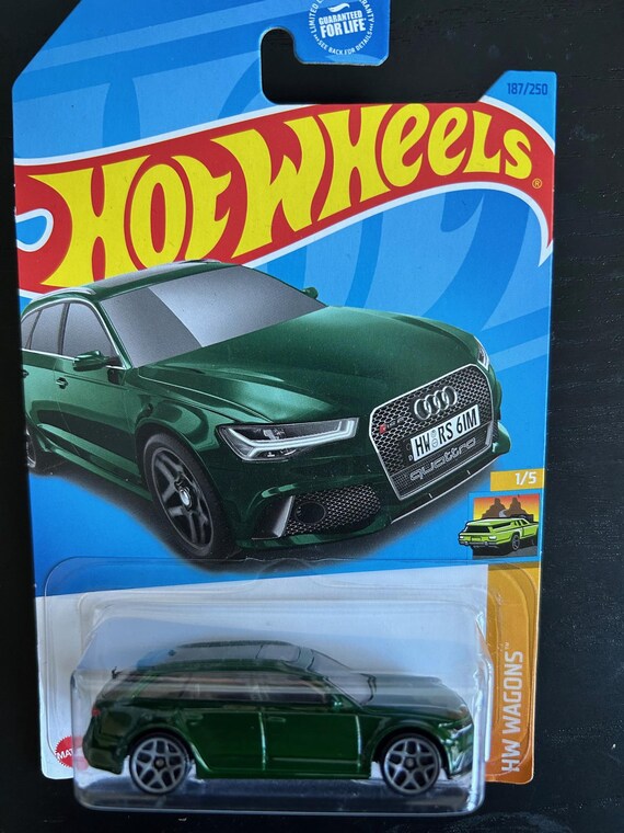 ホットウィール 2017 アウディ RS6 アバント - グリーン - ロング