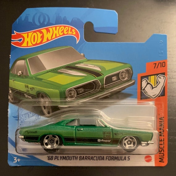 Hot Wheels 1968 Plymouth Barracuda Formula S-green With Black