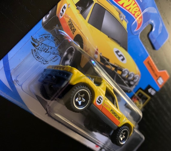 Hot Wheels Porsche 914 Safari-yellow-nightburnerz-hard to Find