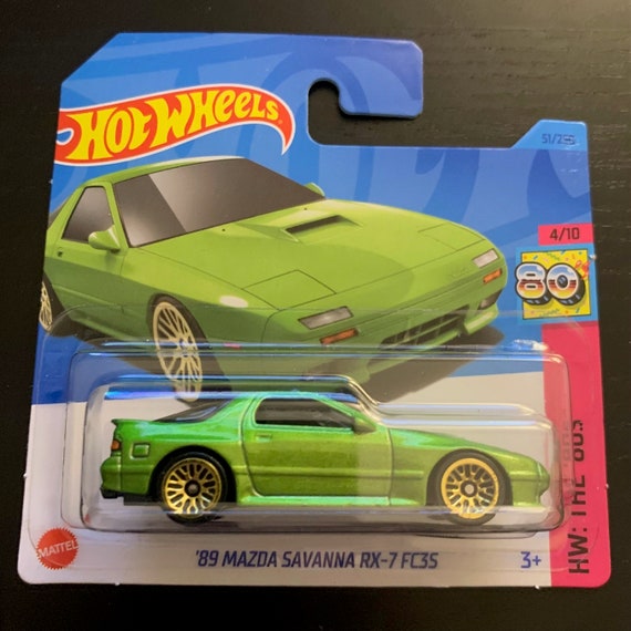 Hot Wheels 1989 Mazda Savanna RX-7 Fc35-green With Black