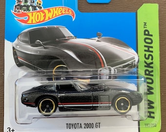 Hot Wheels Toyota 2000gt-black With Gold Wheels-2014 HW